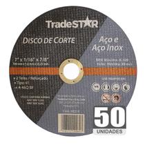 Disco De Corte Inox 180 1.6 Kit 50 Peças