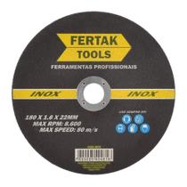 Disco de Corte Inox 180 X 1,6 - Fertak