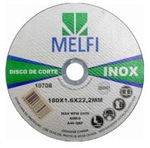 Disco de Corte Inox 180 x 22,2mm 10708 - MELFI