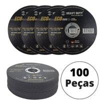 Disco De Corte Inox 4.1/2 x 1,0 mm - Kit Caixa Com 100 Peças