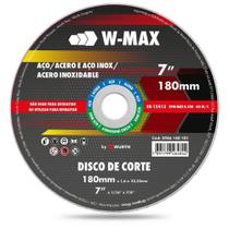 Disco de corte inox 7 pol. 180x1,6x22mm - w-max