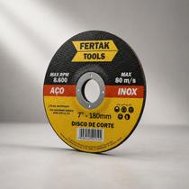 Disco De Corte Inox 7 Polegadas 180mm Reforçado 2 Telas