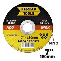 Disco De Corte Inox 7 Polegadas 180mm Reforçado 2 Telas Disco De Corte Inox 7 Polegadas 180mm Reforçado 2 Telas