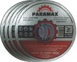 Disco de corte inox paramax