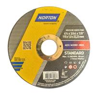 Disco de Corte Inox Standard 115x0.1x 22.23mm NORTON Unidade