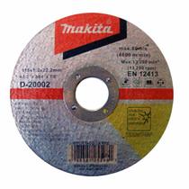 Disco de Corte Inox WA60 41/2 X 3/64 X 7/8 TBF 2 - Makita D-20002-10 Disco de Corte Inox WA60 41/2 X 3/64 X 7/8 TBF 2 - Makita D-20002-10