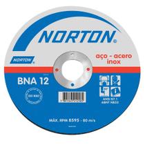 Disco de Corte Inoxidável 7'' Norton 177,8x1,6x22,23mm - BNA12 Disco de Corte Inoxidável 7'' Norton 177,8x1,6x22,23mm - BNA12