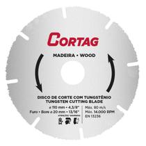 Disco de Corte Madeira 110mm em Tungstênio 61346 Cortag - 000076