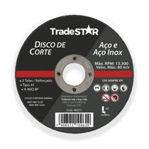 Disco de Corte Metal 4.1/2" 115x1,0mm - Tradestar