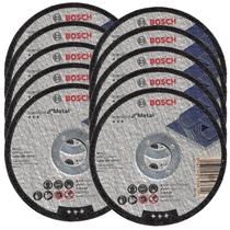 Disco de Corte Metal 4.1/2 POL 2 Telas Furo 7/8 POL Standard com 10 Peças BOSCH Disco de Corte Metal 4.1/2 POL 2 Telas Furo 7/8 POL Standard com 10 Peças BOSCH
