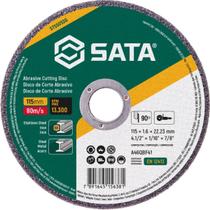 Disco de Corte Metal/Inox 4.1/2'' x 1,6mm ST55053G Sata Disco de Corte Metal/Inox 4.1/2'' x 1,6mm ST55053G Sata