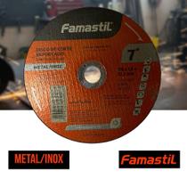 Disco de Corte Metal Inox 7 178 x 22,2mm Famastil
