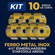 DISCO DE CORTE METAL STARTOOLS com 10 UNID AR0134 DISCO DE CORTE METAL STARTOOLS com 10 UNID AR0134