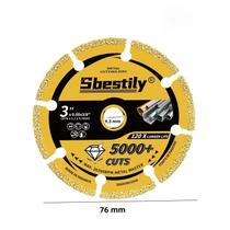 Disco De Corte Mini Diamante De 3 Polegadas Para Esmerilhadeira, Corte De Metal, Trabalhos Em