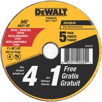 Disco de Corte Multiuso DEWALT DW8061B5 - 4 Polegadas