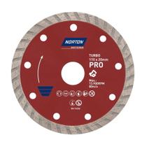 Disco de Corte Norton Diamantado Turbo Pro 110mmx20mm