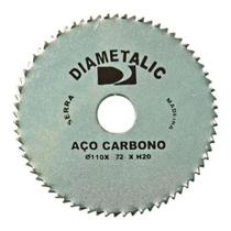 Disco De Corte P/ Madeira Aço Carbono 110mm Diametalic