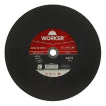 Disco De Corte Para Aço 12" X 1/8" X 3/4" Com Furo 3/4" Tipo 41 80 M/s 5.100 Rpm Worker Disco De Corte Para Aço 12" X 1/8" X 3/4" Com Furo 3/4" Tipo 41 80 M/s 5.100 Rpm Worker
