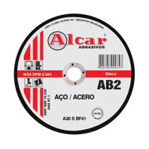 Disco de Corte para Ferro 4.1/2 x 1/8 x 7/8" x 2TA - Alcar A30 S BF41