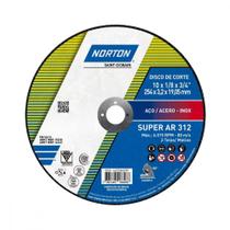 Disco De Corte Para Ferro Norton 10 X 1/8 X 3/4 312