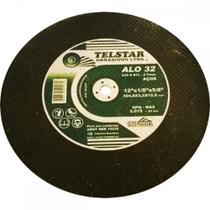 Disco De Corte Para Ferro Telstar 12 X 1/8 X 5/8 2 Telas 301218 - Kit C/5 Disco De Corte Para Ferro Telstar 12 X 1/8 X 5/8 2 Telas 301218 - Kit C/5