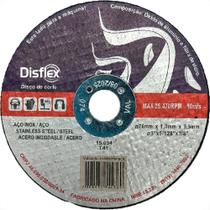 Disco De Corte Para Inox Disflex Extra Fino 3''X1,0X3/8 15.054 - Kit C/10 Disco De Corte Para Inox Disflex Extra Fino 3''X1,0X3/8 15.054 - Kit C/10