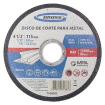 Disco de corte, para inox e metal, 115 x 0,8 x 22,23mm, 1pc//gross