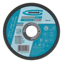 Disco de corte, para inox e metal, 115 x 1 x 22,23mm, 1pc // gross