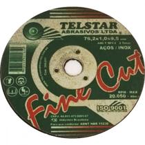 Disco De Corte Para Inox Telstar 3 X 1,0Mm X 3/8 306201 ./ Kit Com 5