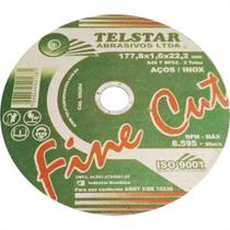 Disco De Corte Para Inox Telstar 7 X 1,6Mm X 7/8 306204 - Kit C/5 Disco De Corte Para Inox Telstar 7 X 1,6Mm X 7/8 306204 - Kit C/5