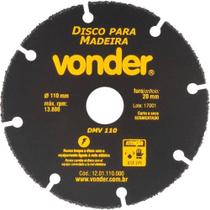 Disco De Corte Para Madeira 110 Mm Dmv 110 Vonder