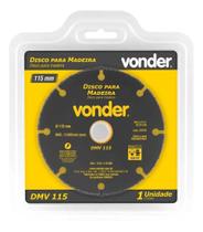 Disco De Corte Para Madeira 115 X 22,2 Mm Dmv 115 Vonder