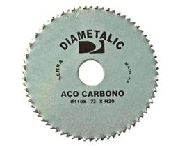 Disco De Corte Para Madeira Aço Carbono 110Mm Diametalic