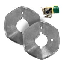 Disco de Corte Para Maquina de Cortar Tecido Bananinha Kit com 2 Laminas de Aço para Reposição Disco de Corte Para Maquina de Cortar Tecido Bananinha Kit com 2 Laminas de Aço para Reposição