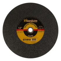 Disco de corte para metal 14" x 1" x 3 mm Super Premium - 07532 - Titanium