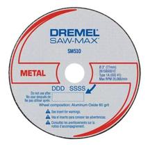 Disco De Corte Para Metal Dremel Saw Max Dsm510 C/ 03 Peças