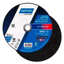 Disco de Corte para Metal e Inox 7 POL x 1.6 MM BNA 12 NORTON