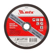 Disco de Corte para Metal tipo 41 7434755 Preto MTX Disco de Corte para Metal tipo 41 7434755 Preto MTX