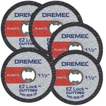 Disco de Corte para Plástico Ez Lock 1.1/2"" Polegadas 38mm Embalagem com 5 Unidades - EZ476 - DREMEL