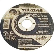 Disco De Corte Para Refratario Telstar 4.1/2 X 1/8 X 7/8 302207 - Kit C/10