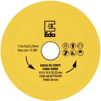 Disco de Corte para Vidro 115mm Serra Mármore Esmerilhadeira - Eda Profissional