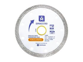 Disco de Corte Porcelanato Diamantado Turbo 110 mm x 20mm Disco de Corte Porcelanato Diamantado Turbo 110 mm x 20mm
