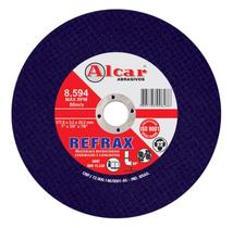 Disco de corte refrax 7 x 1/8 x 7/8 x 2ta - alcar dc0rn0039