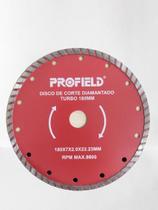 Disco de Corte Serra Marmore 7" - 180mmx22mm Turbo Profield