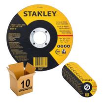 Disco de Corte Stanley Metal Inox 115mm X 1,0mm 10 Unid