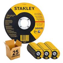 Disco de Corte Stanley Metal Inox 115mm X 1,0mm 25 Unid