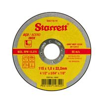 Disco de corte starret 4.5 Disco de corte starret 4.5