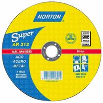 Disco de Corte Super Aço 254,0x3,2x15,87 AR312 - Norton