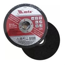 DISCO DE CORTE UNITARIO PARA METAL E INOX MTX 1,6x115x22 MM