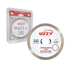 Disco de Corte Uzzy Diamantado Turbo para Porcelanato 110 8 20 mm